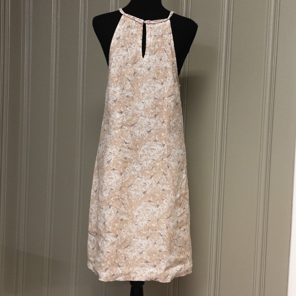 Tommy Bahama Beige Floral Halter Neck Mini Dress - Picture 4 of 15